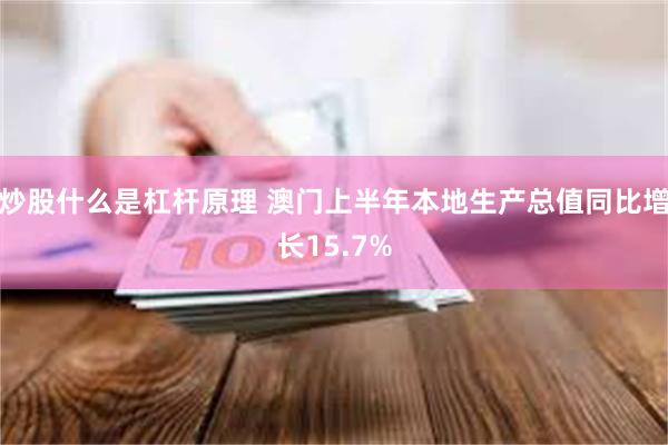 炒股什么是杠杆原理 澳门上半年本地生产总值同比增长15.7%